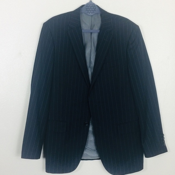 Tiglio Pin Stripe Suit Jacket 40R - Picture 2 of 8